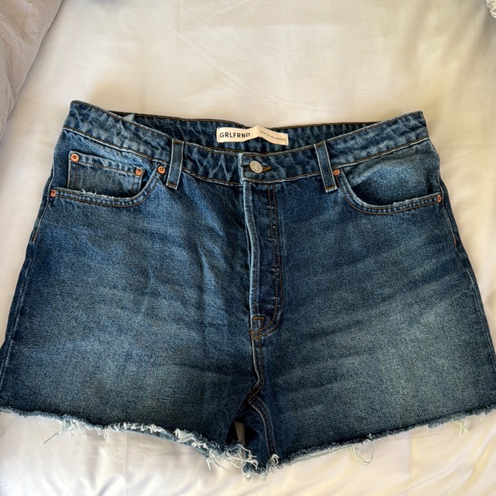 GRLFRND Blue Denim Women's Shorts
